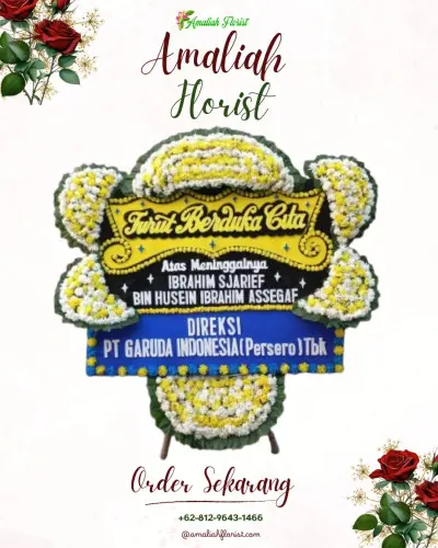 Papan Bunga Duka di Cijantra